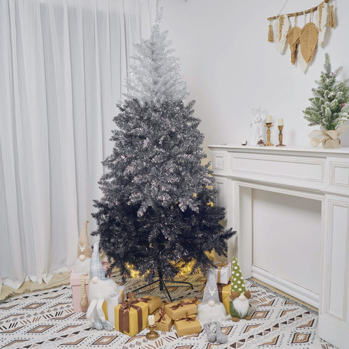Árvore De Natal Artificial Senjie Black Gradient Spruce 6 Pé