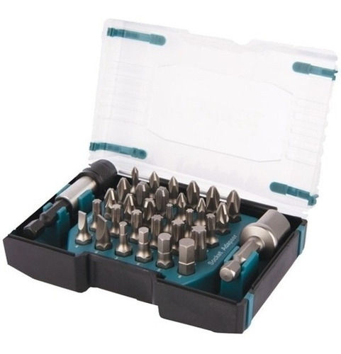 Juego Set De Puntas Makita Con Adaptador D-65084 32 Piezas