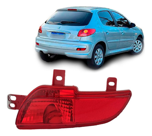 Lanterna Neblina Parachoque Peugeot 207 Hatch Lado Direito