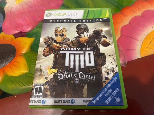 Army Of Two The Devil's Cartel Xbox 360 (call,gears,halo)
