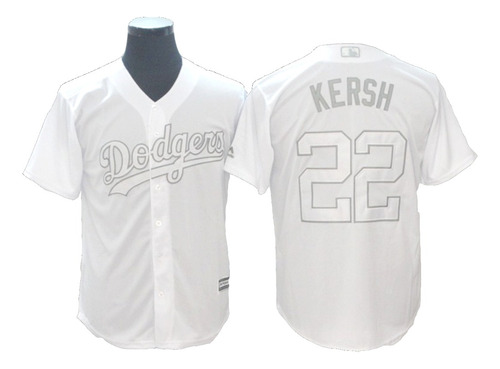 Camiseta Casaca Baseball Mlb Dodgers  22 Kersh Talle Xxl