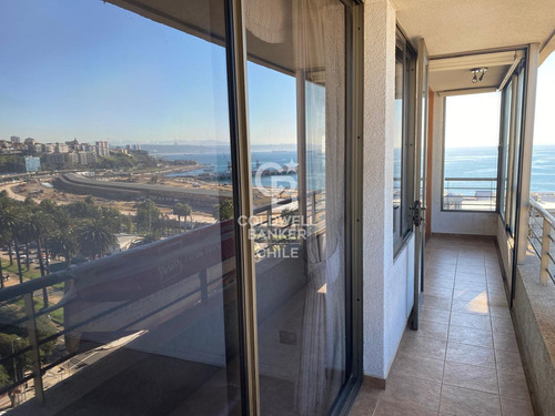Practico Y Elegante Dpto. Valparaíso, Vista Al Mar