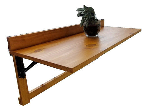 Mesa Barra Balcón Madera Rebatible 100x40