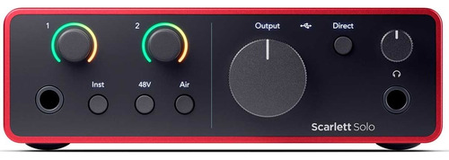 Focusrite Scarlett Solo 4th Gen Interfaz De Audio