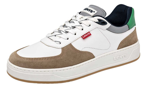 Tenis Urbano Caballero Levis L2123402s Blanco 118-682 T3