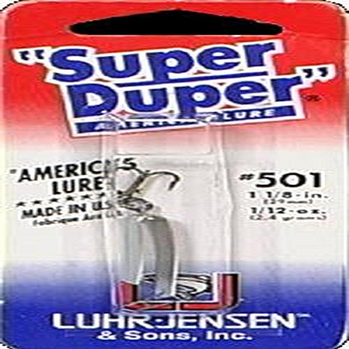 Luhr Jensen  Super Duper Cuchara Trucha Arco Iris 1 18 Pulga