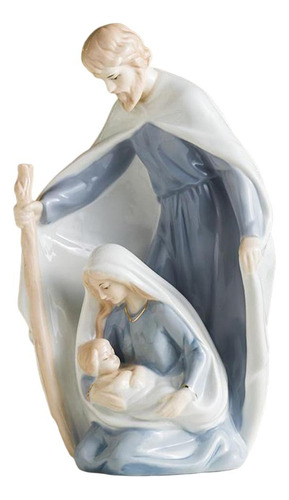 Escultura De Porcelana Virgen María Arte Y Artesanía Para