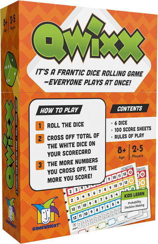 Qwixx: El Frenético Juego De Tirar Dados Al Que Todo El M...