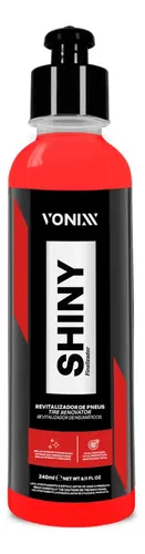 Kit Proteção Automotiva Vonixx Shiny Restaurax Intense 240ml Pneus