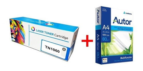 Imagen 1 de 3 de Toner Alternativo Para Brother Dcp1617nw + Resma Autor 80 Gr