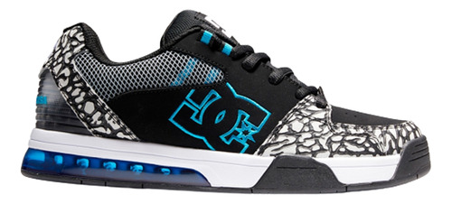 Tênis Dc Shoes Versatile Le Masculino -  Preto E Azul