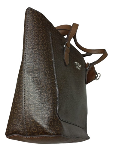 Totebag Guess Café Oscuro 100% Original Café Claro