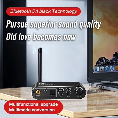 Convertidor Dac De Receptor De Audio Inalámbrico Bluetooth C