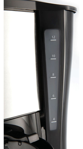 Cafetera De Filtro Smartlife 1.5lts 980w Sl-cm9402 Color Negro/Acero inoxidable