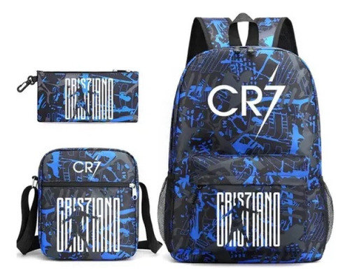 3 Pcs Mochilas De cristiano Ronaldo Lionel Andres Messi 2023