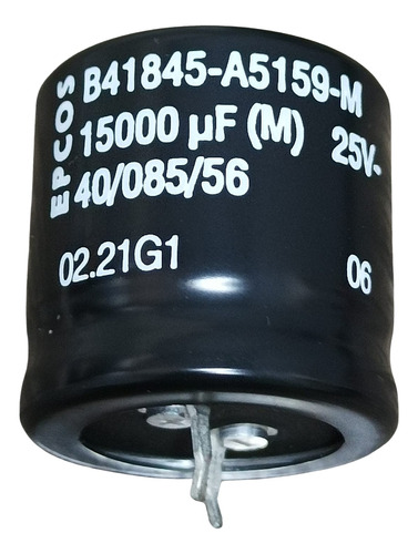 10x Capacitor Eletrolitico 15.000uf X 25v * 15000uf * 15.000