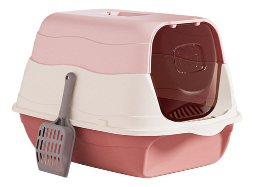 Wv Caja De Arena Para Gatos Con Capucha Y Tapa Con Puerta
