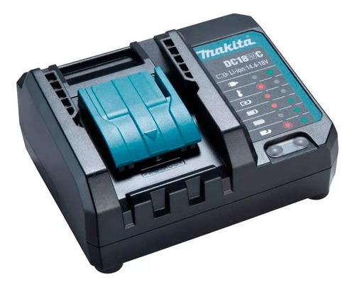 Parafusadeira De Impacto 2 Bateria 18v Dtd157z Makita Bivolt Cor Azul-turquesa