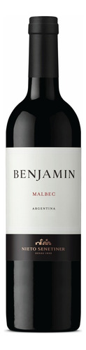 Vino Nieto Senetiner Benjamin Malbec X 750 Ml Tinto Malbec 