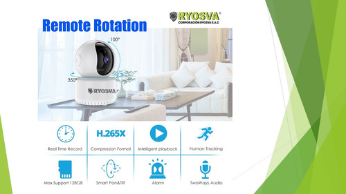 Camara Wifi Ip , Con Infrarojo, Parlante Y Microfono.