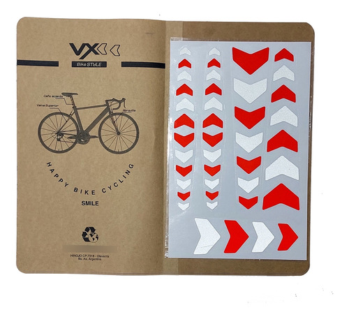 Cintas Reflectivas Para Bicicletas Vx Bike