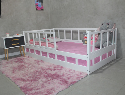 Cama Montessori Convertible Individual Recamara Infantil