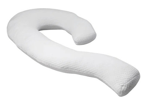 TVNOVEDADESTV Contour Swan Pillow Almohada ergonómica de soporte completo color Blanco