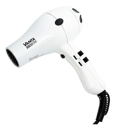 Vanta 3800 Mini Compact Secador Pelo Profesional Blanco Cs