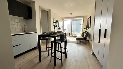 Arriendo 2 Dormitorios 2 Baños Ñuñoa (mariposa Dorm Iguales)