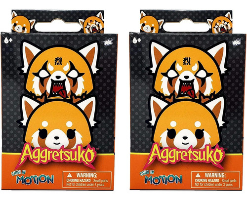 Aggrestusko Chibi In Motion Blind Box - Lote De 2 Unidades