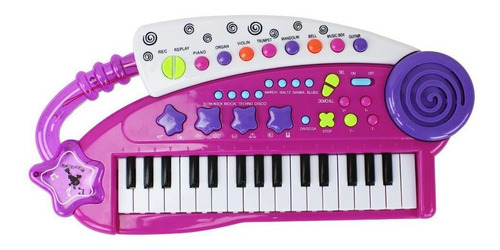 Brinquedo Teclado Musical Single Star - Bbr Toys