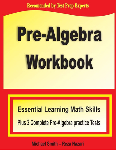 Libro: Pre-algebra Workbook: Essential Learning Math Skills 