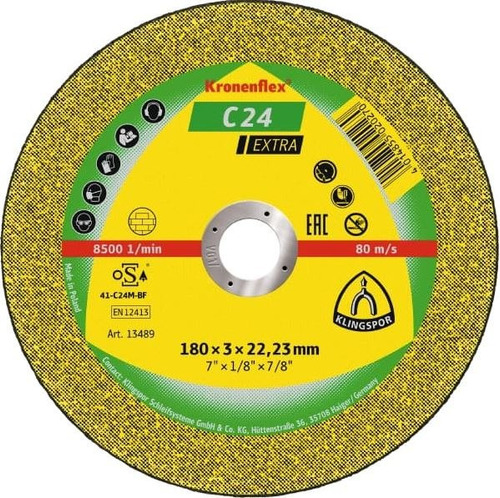 Pack3. Disco De Corte Kronenflex 4.1/2 C24 Extra Para Piedra