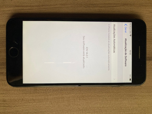 iPhone 7plus 128gb Mate Black Único Dono Ios 14