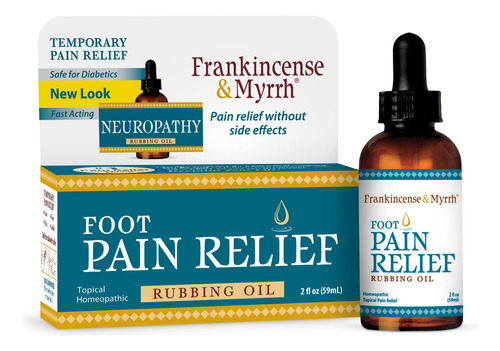 Frankincense & Myrrh Neuropathy Rubbing Oil, 2 Fluid Ounce