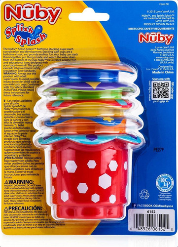 Juguete Baño Bebé: Vasos Apilables Y Diversión
