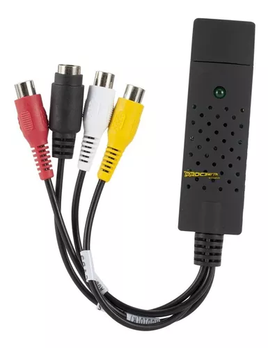 Adaptador USB de Captura de Vídeo - Cable de Captura S-Video o Compuesto a  USB 2.0 con Soporte TWAIN - Capturadora de Vídeo para Windows Solamente