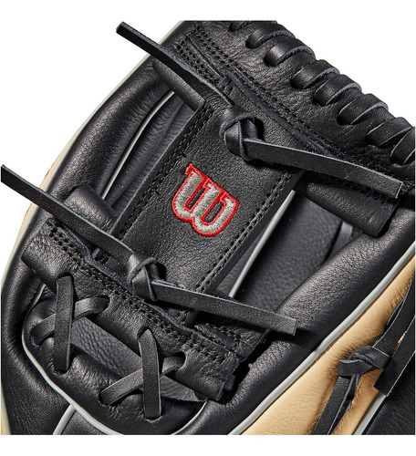 Guante de béisbol Wilson para mano izquierda, 11.5 pulgadas, negro