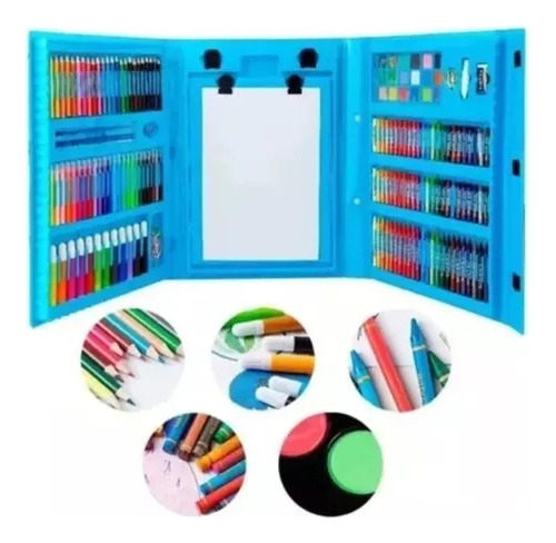 Set Kit Colores Juego Arte Y Dibujo Creativo Infantil