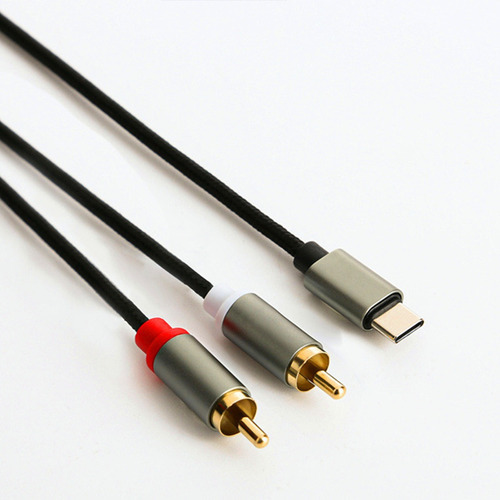 Adaptador De Cable De Audio Usb C A 2rca Tipo C A Dual Rca A