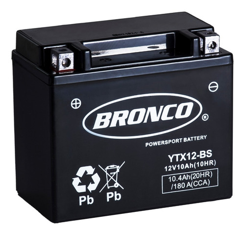 Imagen 1 de 4 de Bateria Moto Ytx12-bs De Gel Motoscba