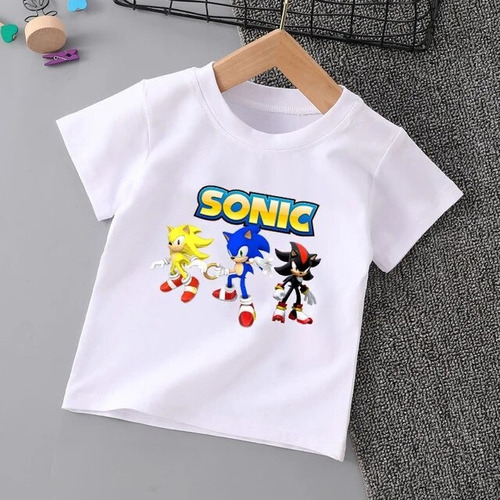 Polera Infantil Unisex Sonic Boom Game Shadow Estampado