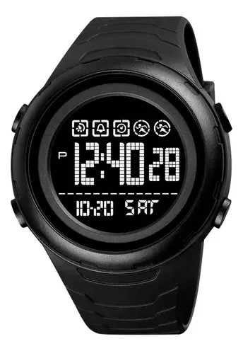 Reloj Pulsera Skmei Digital 1674 Negro Original Water Resist