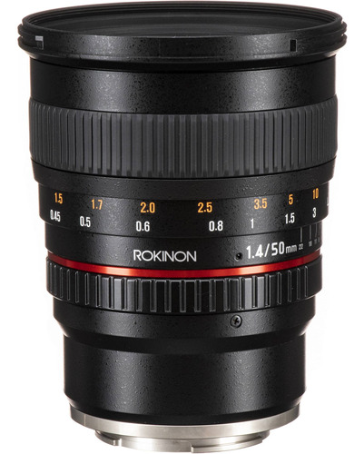 Rokinon 50mm F/1.4 As If Umc Lente Para Sony E-mount