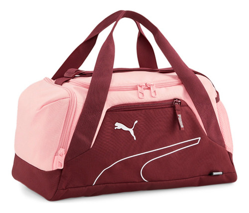 Bolsa Deportiva Puma Fundamentals Xs Logo Estampado Mujer Color Rosa Liso