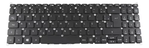 Teclado Acer Aspire 3 A315-42g-r6fz Padrão Português Brasil Cor Preto