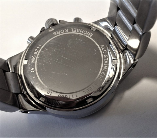 Reloj Michael Kors Mk6211 Pulsera De Acero Inoxidable (Usado)