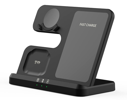 Imagen 9 de 9 de Soporte Cargador Inalámbrico 3 En 1 Para Samsung