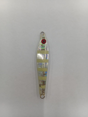 Isca Artificial Jig Jjing Jg-60g Branca E Prata 10cm 60g Branco
