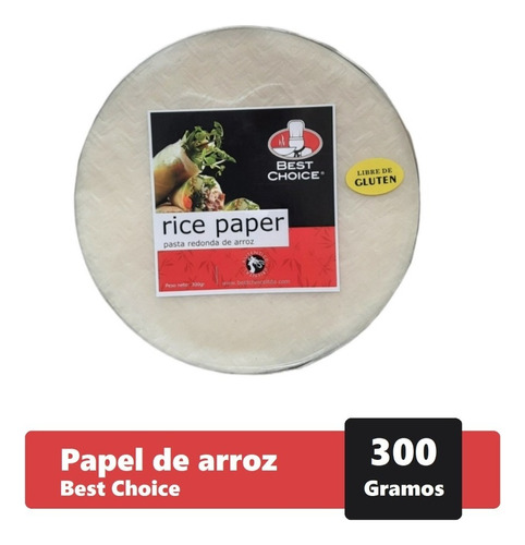  Papel De Arroz Best Choice X 300g Diámetro 22cm LisoBest Choice